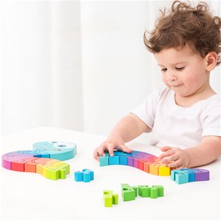 Alphabet puzzle - snake